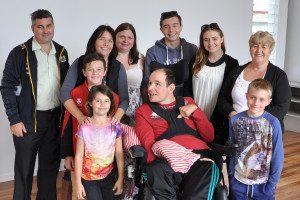 Youngcare resident Brian and his family