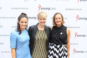 Mary Mclean, Sam Kennerley and Abby Mackay at the 2015 Youngcare Long Lunch